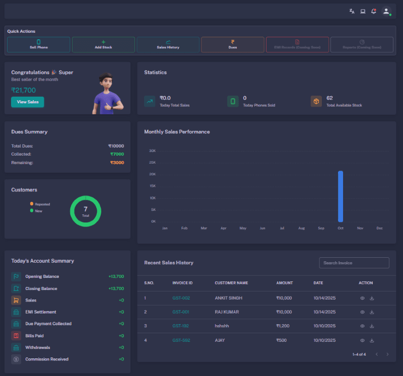 Platform Screenshot