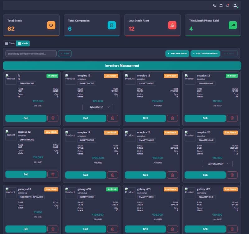 Platform Screenshot